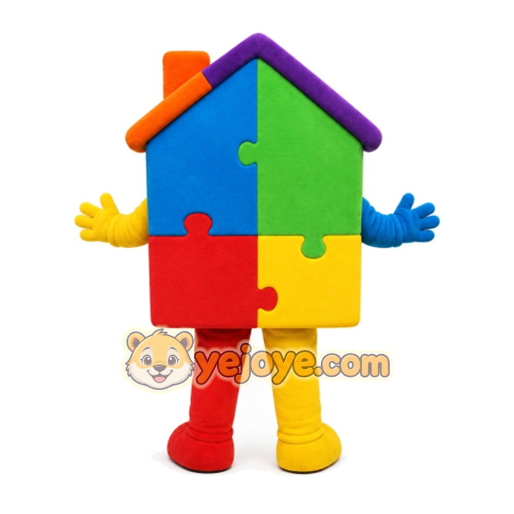 House Mascot Costume for Adults Custom Logo Party Character Suit House Mascot Costume for Adults Custom Logo Party Character Suit