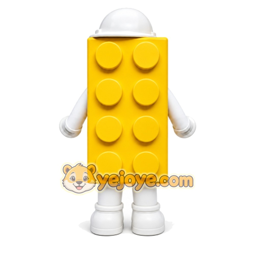 Block Character Mascot Costume for Adults Custom Logo Party Character Suit Block Character Mascot Costume for Adults Custom Logo Party Character Suit