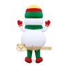 Snowman Mascot Costume for Adults Custom Logo Party Character Suit