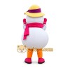 Snowman Mascot Costume for Adults Custom Logo Party Character Suit