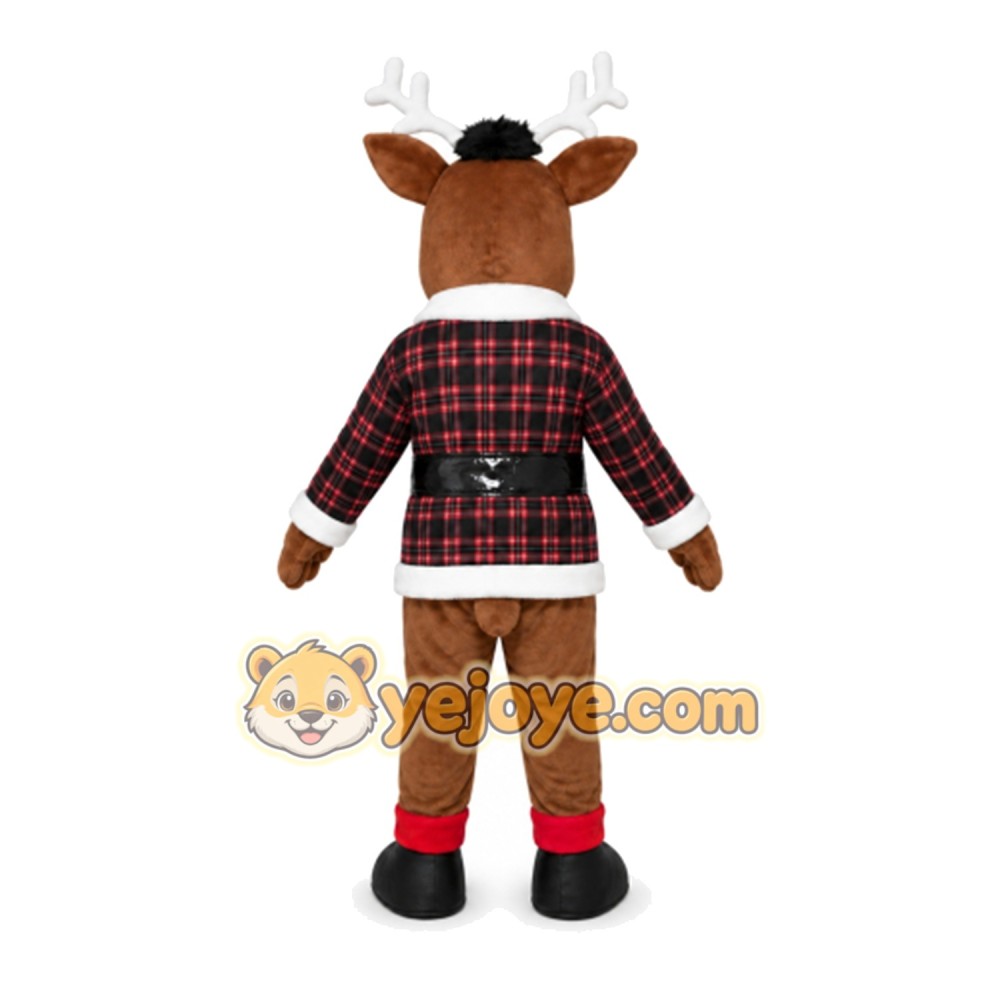 Reindeer Mascot Costume for Adults Custom Logo Party Character Suit