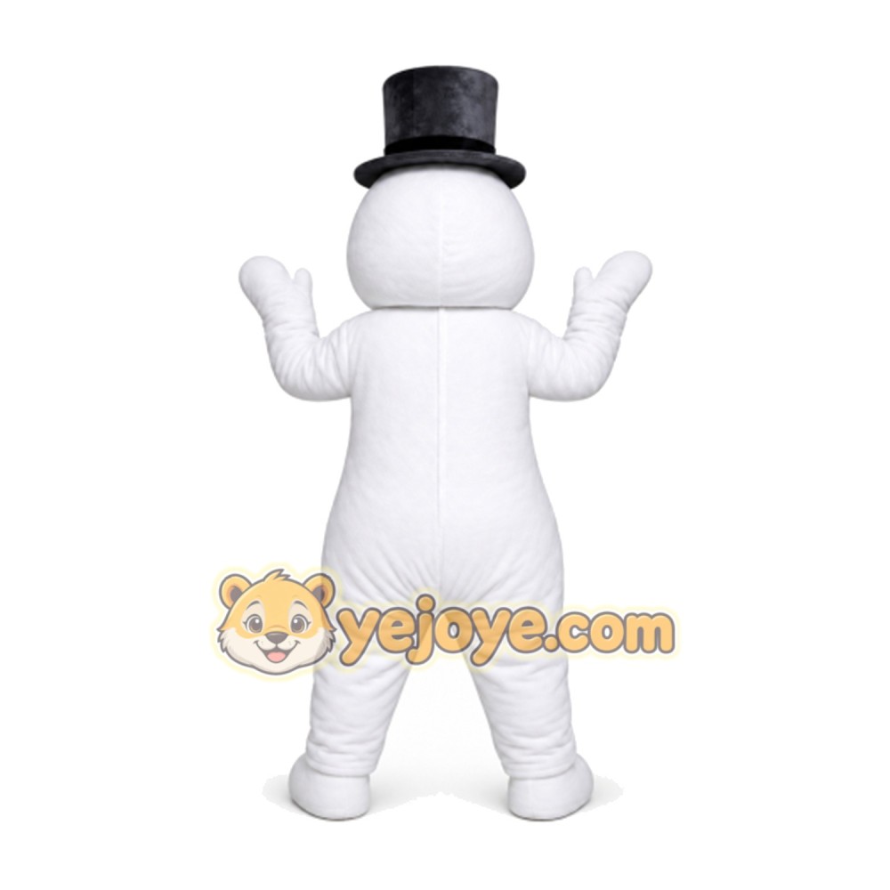 Snowman Mascot Costume for Adults Custom Logo Party Character Suit