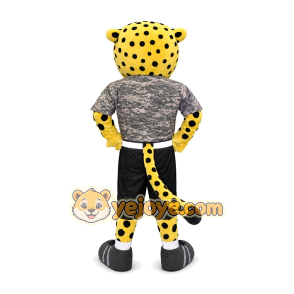 Leopard Mascot Costume for Adults Custom Logo Party Character Suit