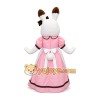 Rabbit Mascot Costume for Adults Custom Logo Party Character Suit