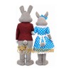 Rabbit Mascot Costume for Adults Custom Logo Party Character Suit Rabbit Mascot Costume for Adults Custom Logo Party Character Suit
