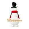 Snowman Mascot Costume for Adults Custom Logo Party Character Suit