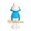 Blue Cartoon Character with White Hat Mascot Costume for Adults Custom Logo Party Character Suit Blue Cartoon Character with White Hat Mascot Costume for Adults Custom Logo Party Character Suit