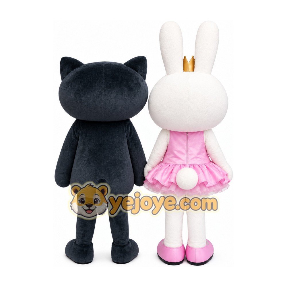 Rabbit Mascot Costume for Adults Custom Logo Party Character Suit Rabbit Mascot Costume for Adults Custom Logo Party Character Suit