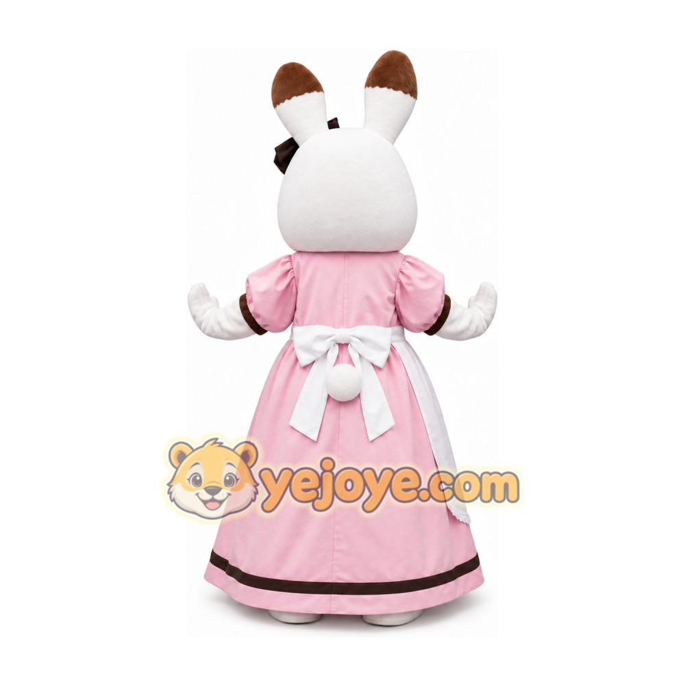 Bunny Mascot Costume for Adults Custom Logo Party Character Suit