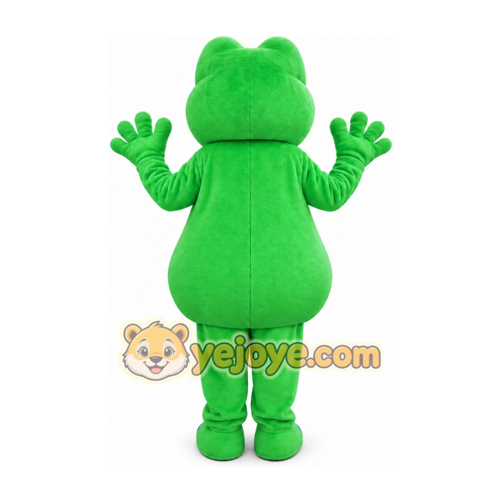 Frog Mascot Costume for Adults Custom Logo Party Character Suit