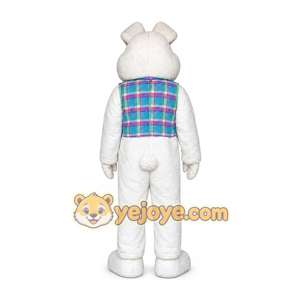 Bunny Mascot Costume for Adults Custom Logo Party Character Suit