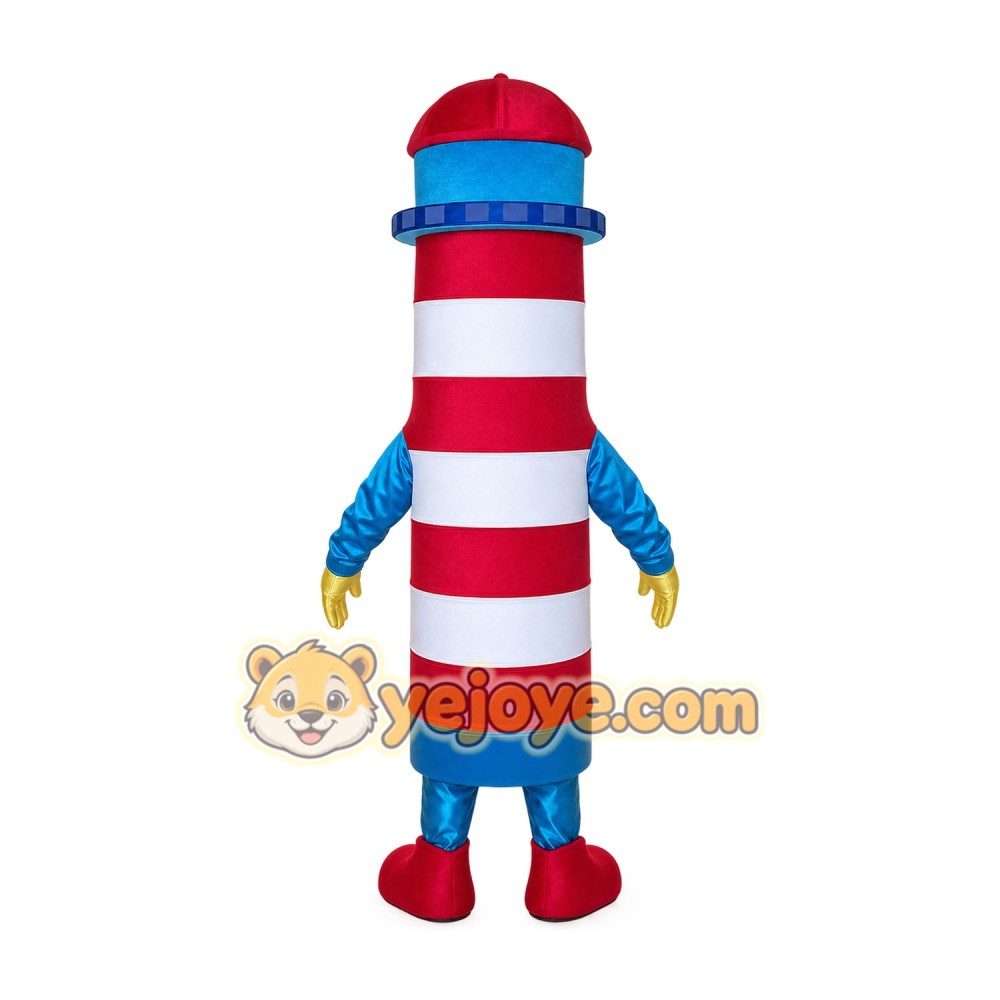 Lighthouse Mascot Costume for Adults Custom Logo Party Character Suit Lighthouse Mascot Costume for Adults Custom Logo Party Character Suit