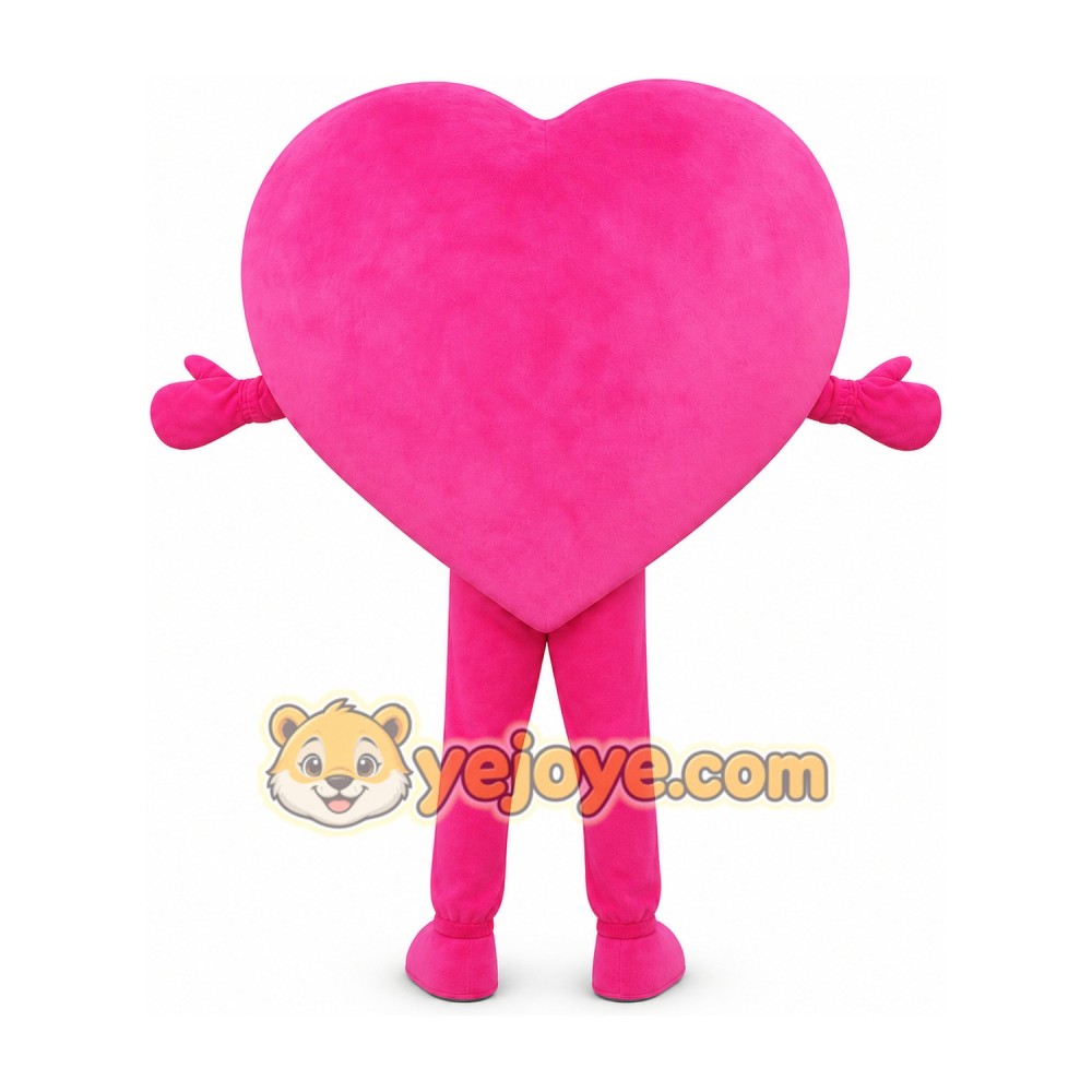 Heart Mascot Costume for Adults Custom Logo Party Character Suit Heart Mascot Costume for Adults Custom Logo Party Character Suit