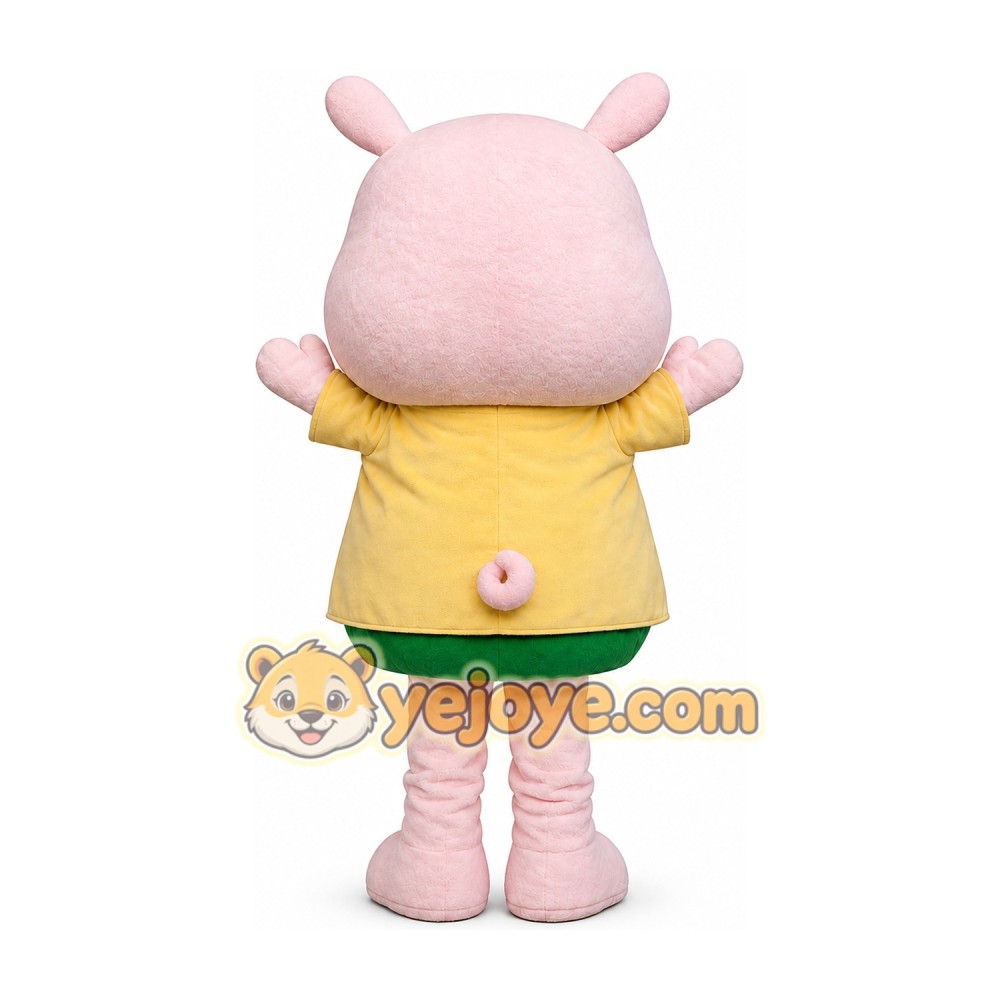 Pig Mascot Costume for Adults Custom Logo Party Character Suit