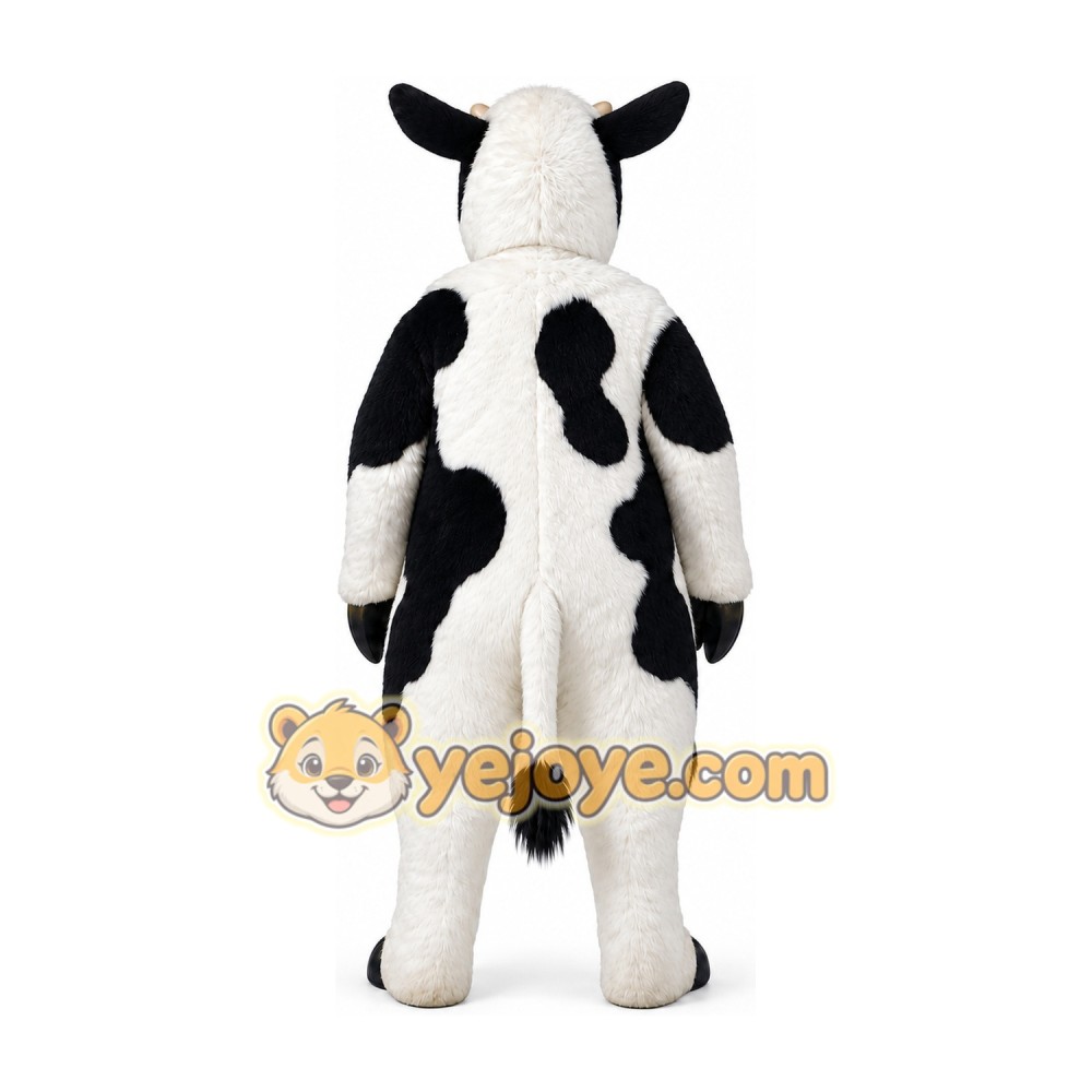 Cow Mascot Costume for Adults Custom Logo Party Character Suit