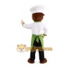 Chef Mascot Costume for Adults Custom Logo Party Character Suit