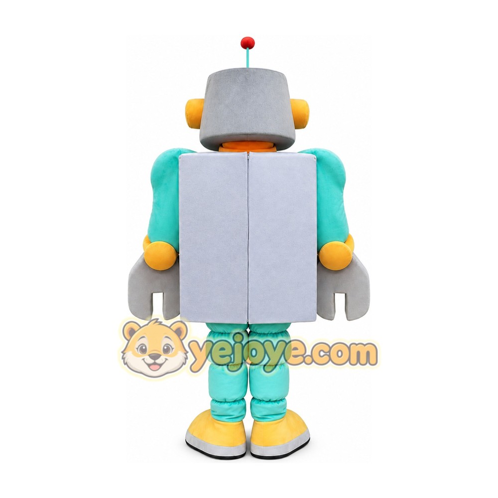 Robot Mascot Costume for Adults Custom Logo Party Character Suit