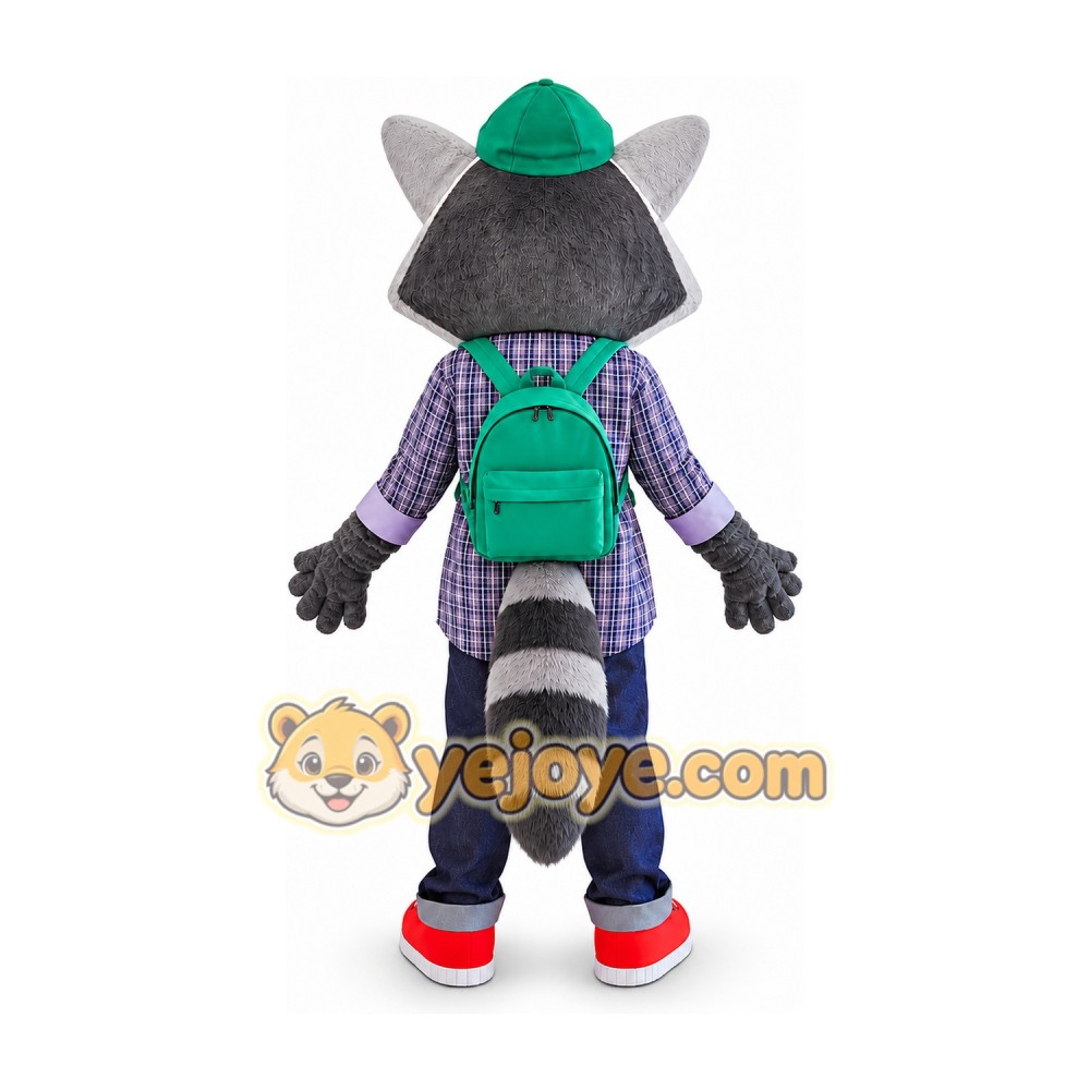 Raccoon Mascot Costume for Adults Custom Logo Party Character Suit Raccoon Mascot Costume for Adults Custom Logo Party Character Suit