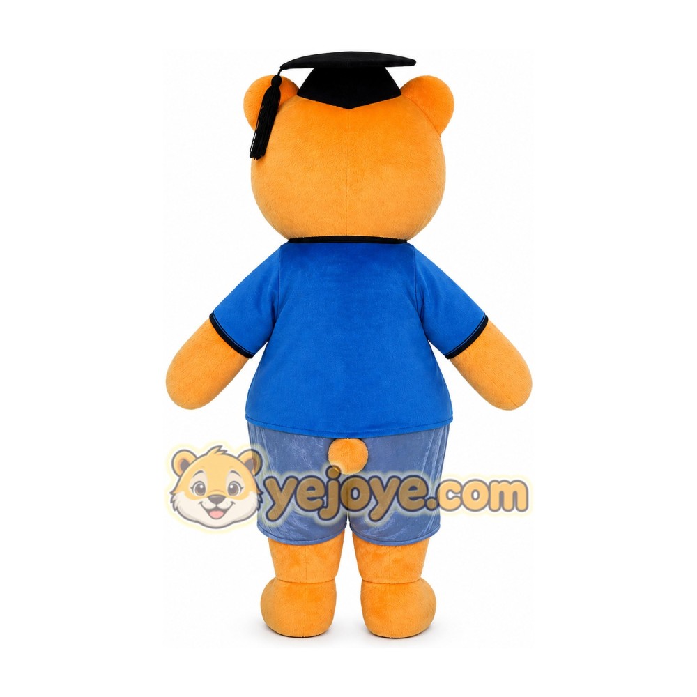 Bear Mascot Costume for Adults Custom Logo Party Character Suit