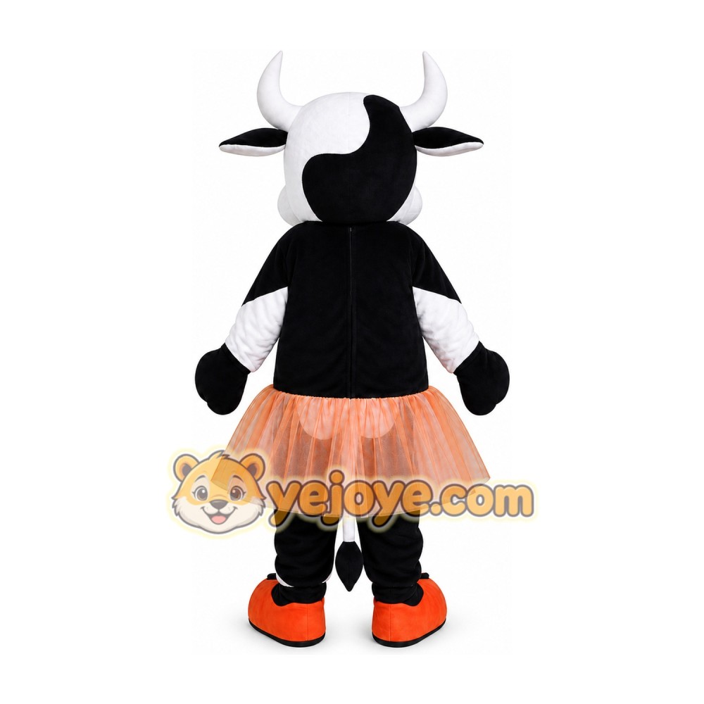 Cow Mascot Costume for Adults Custom Logo Party Character Suit