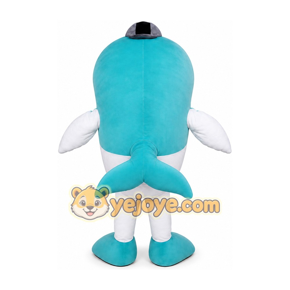 Dolphin Mascot Costume for Adults Custom Logo Party Character Suit Dolphin Mascot Costume for Adults Custom Logo Party Character Suit
