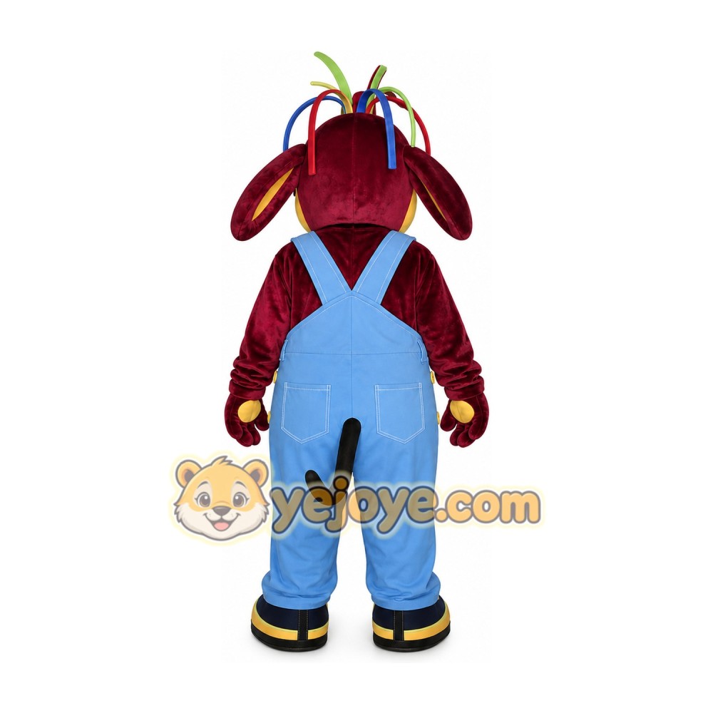 Dog Mascot Costume for Adults Custom Logo Party Character Suit