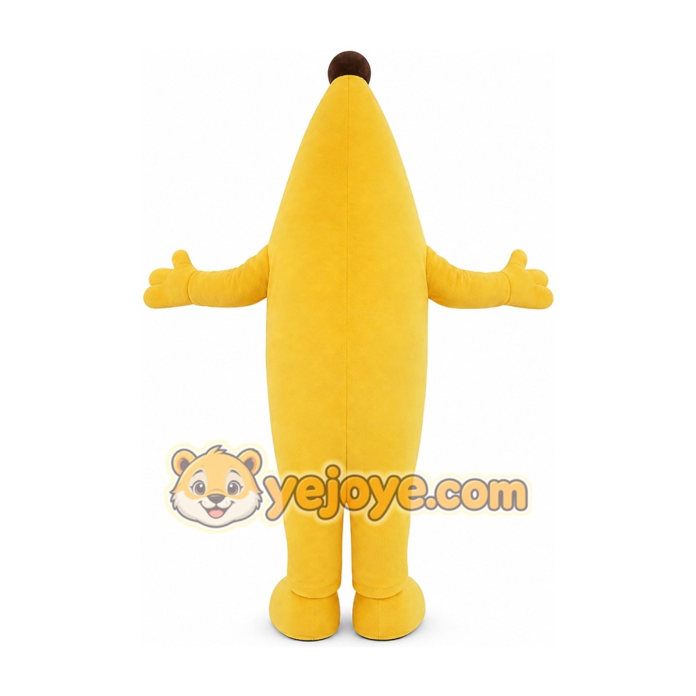 Banana Mascot Costume for Adults Custom Logo Party Character Suit Banana Mascot Costume for Adults Custom Logo Party Character Suit
