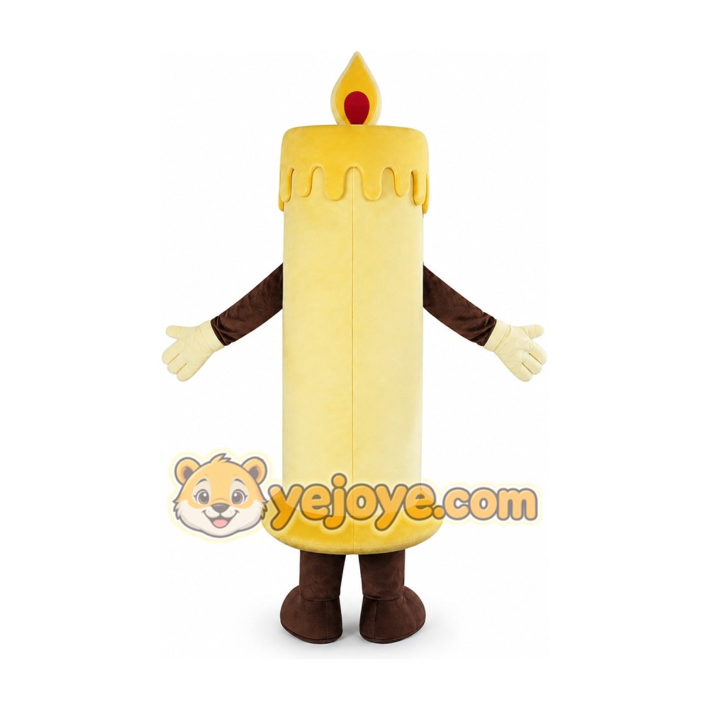 Candle Mascot Costume for Adults Custom Logo Party Character Suit Candle Mascot Costume for Adults Custom Logo Party Character Suit