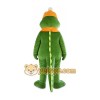 Green Crocodile Mascot Costume for Adults Custom Logo Party Character Suit Green Crocodile Mascot Costume for Adults Custom Logo Party Character Suit