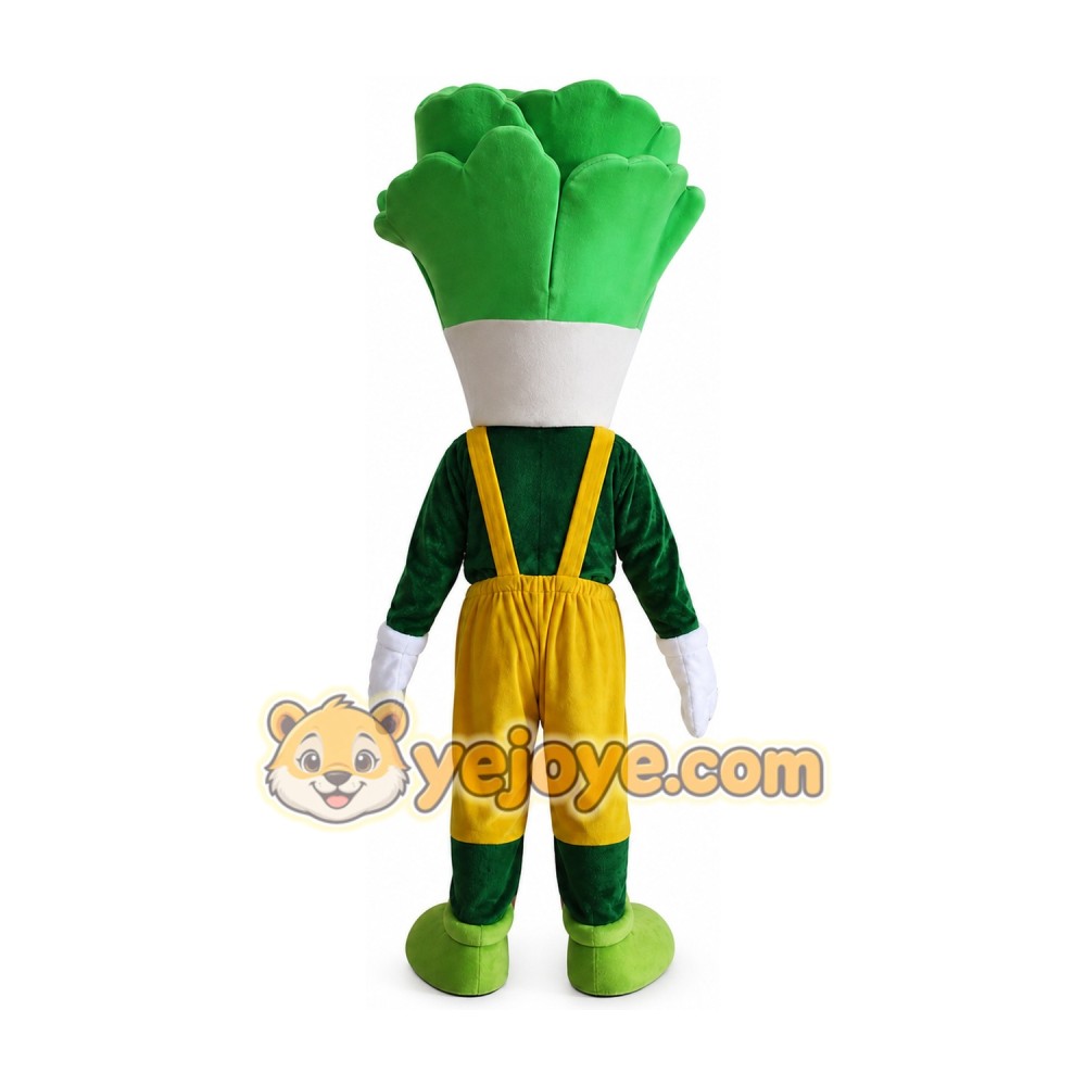 Leafy Green Vegetable Mascot Costume for Adults Custom Logo Party Character Suit Leafy Green Vegetable Mascot Costume for Adults Custom Logo Party Character Suit