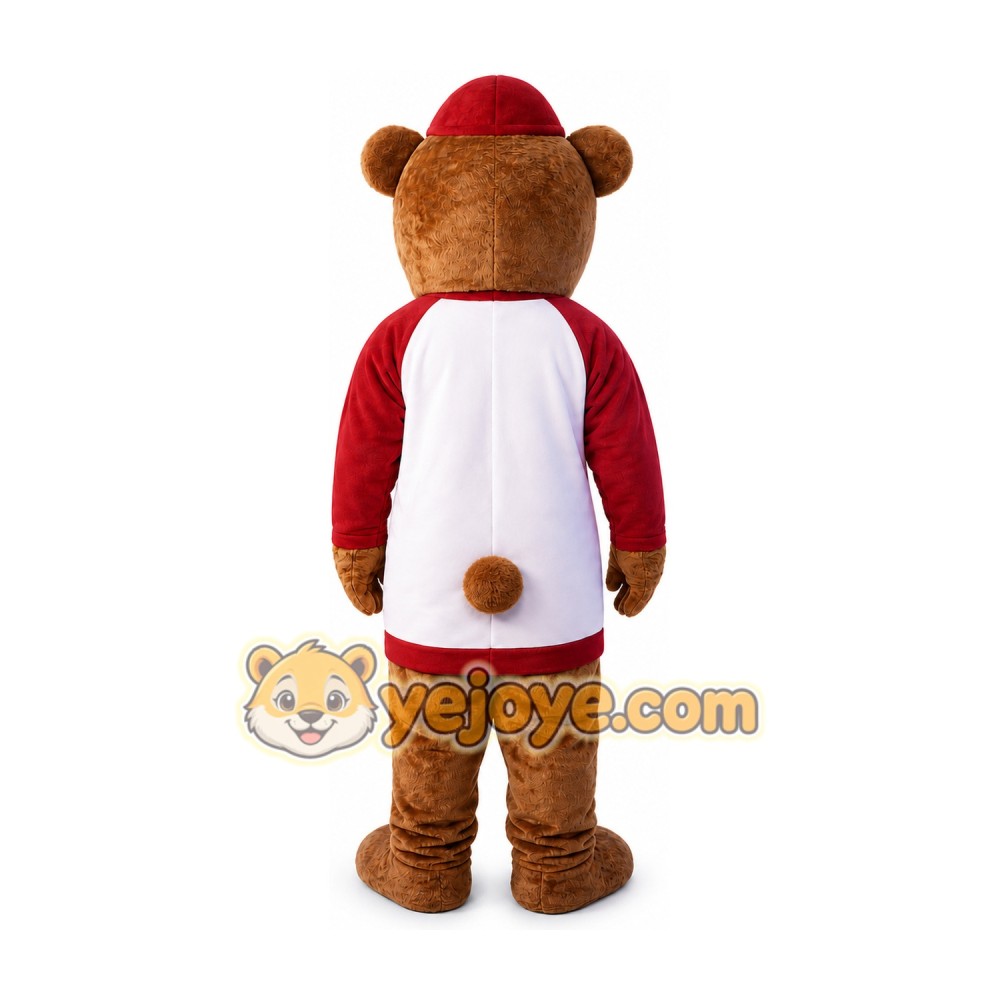 Bear Mascot Costume for Adults Custom Logo Party Character Suit