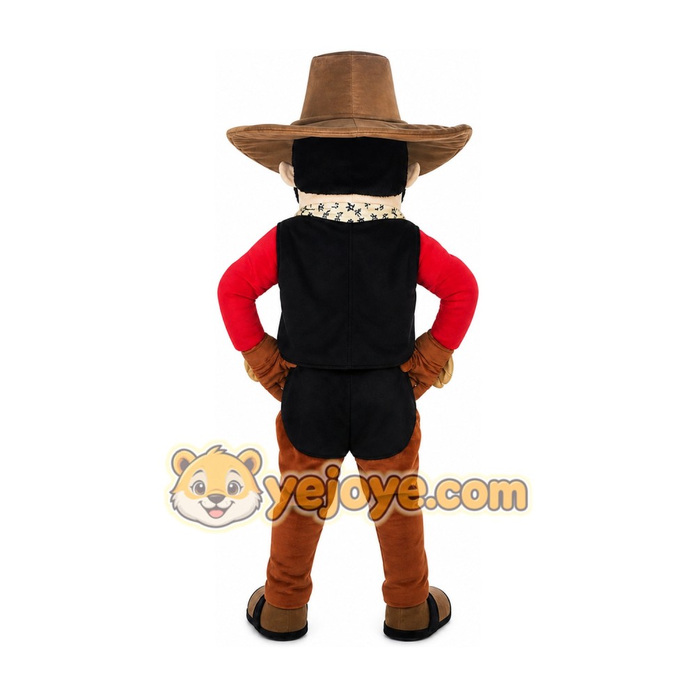 Cowboy Mascot Costume for Adults Custom Logo Party Character Suit Cowboy Mascot Costume for Adults Custom Logo Party Character Suit