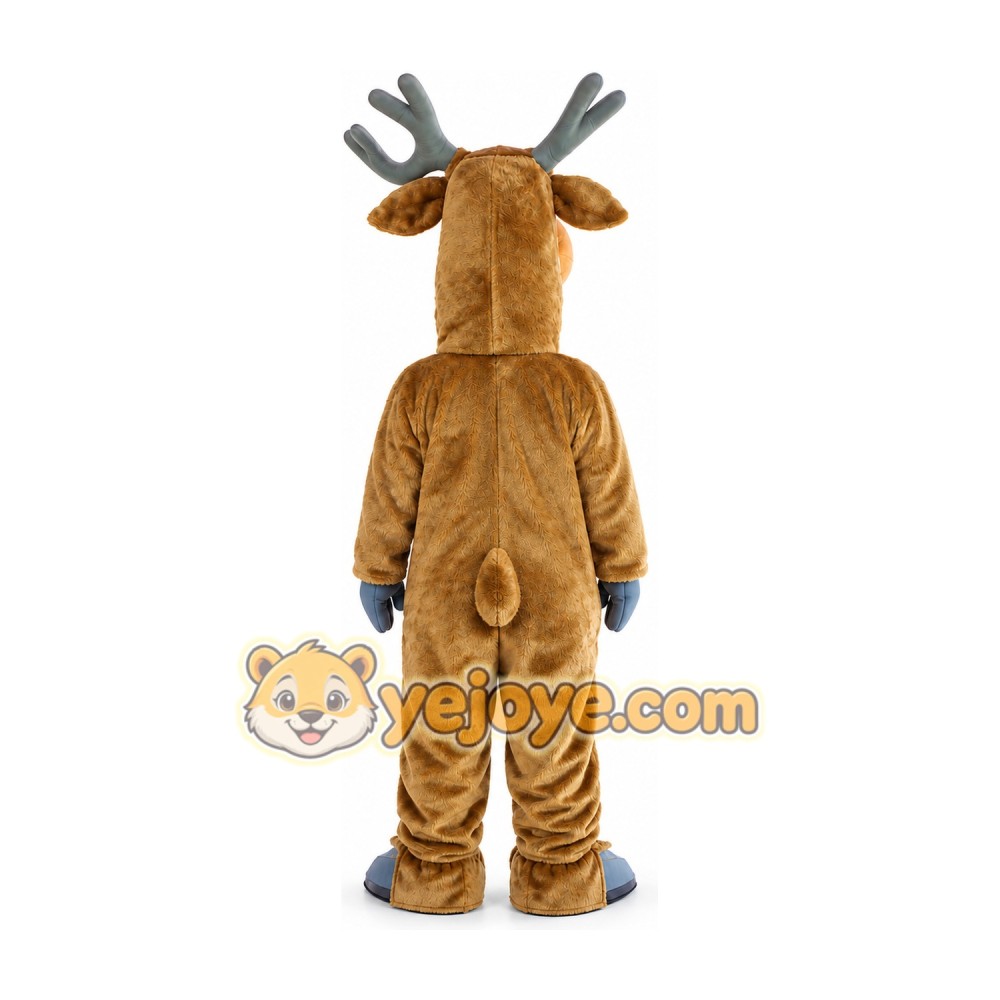 Reindeer Mascot Costume for Adults Custom Logo Party Character Suit