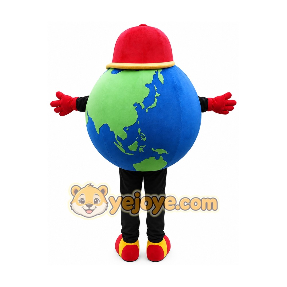 Earth Mascot Costume for Adults Custom Logo Party Character Suit Earth Mascot Costume for Adults Custom Logo Party Character Suit