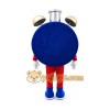 Clock Mascot Costume for Adults Custom Logo Party Character Suit
