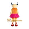 Cow Mascot Costume for Adults Custom Logo Party Character Suit