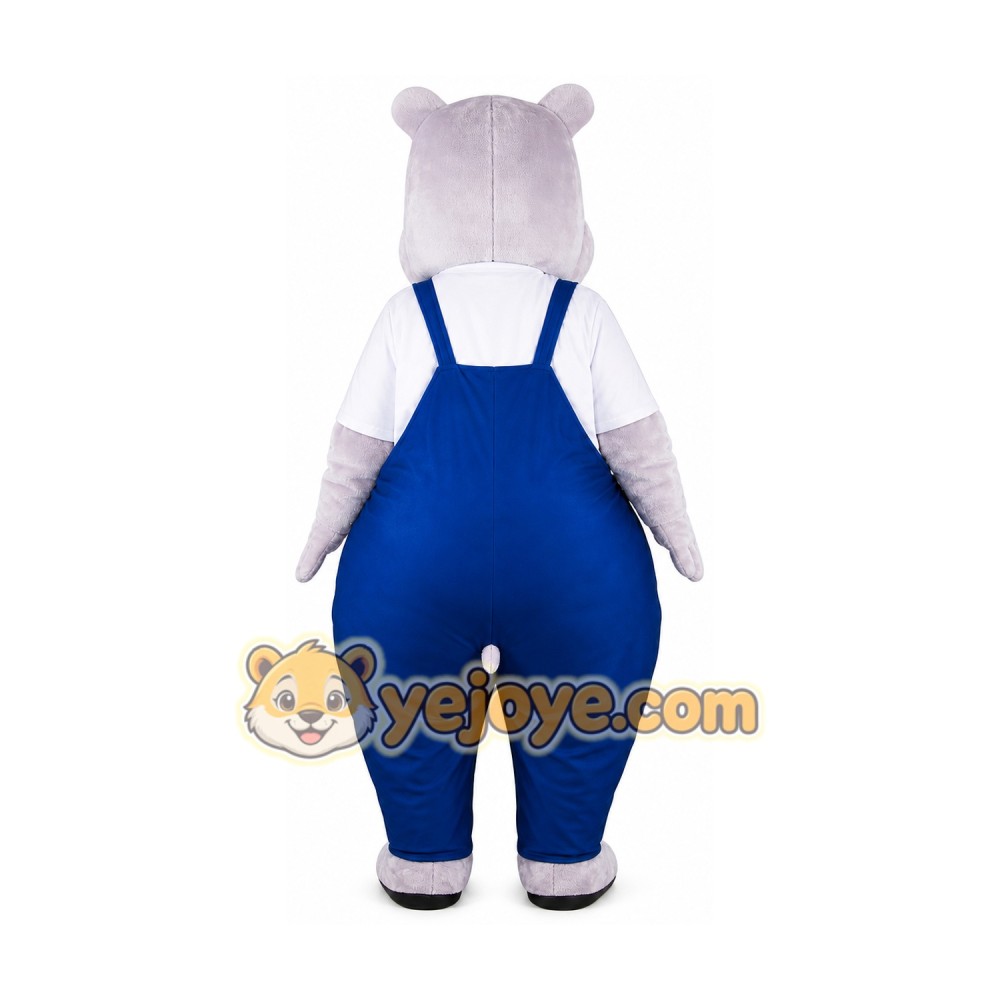 Hippo Mascot Costume for Adults Custom Logo Party Character Suit