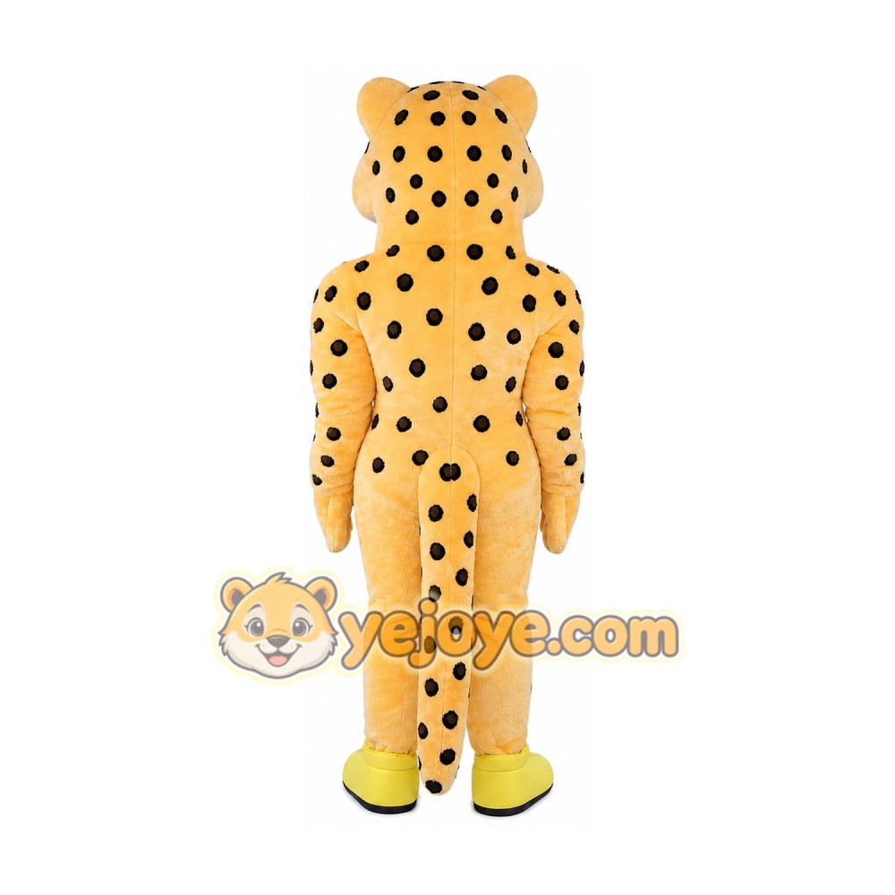 Leopard Mascot Costume for Adults Custom Logo Party Character Suit