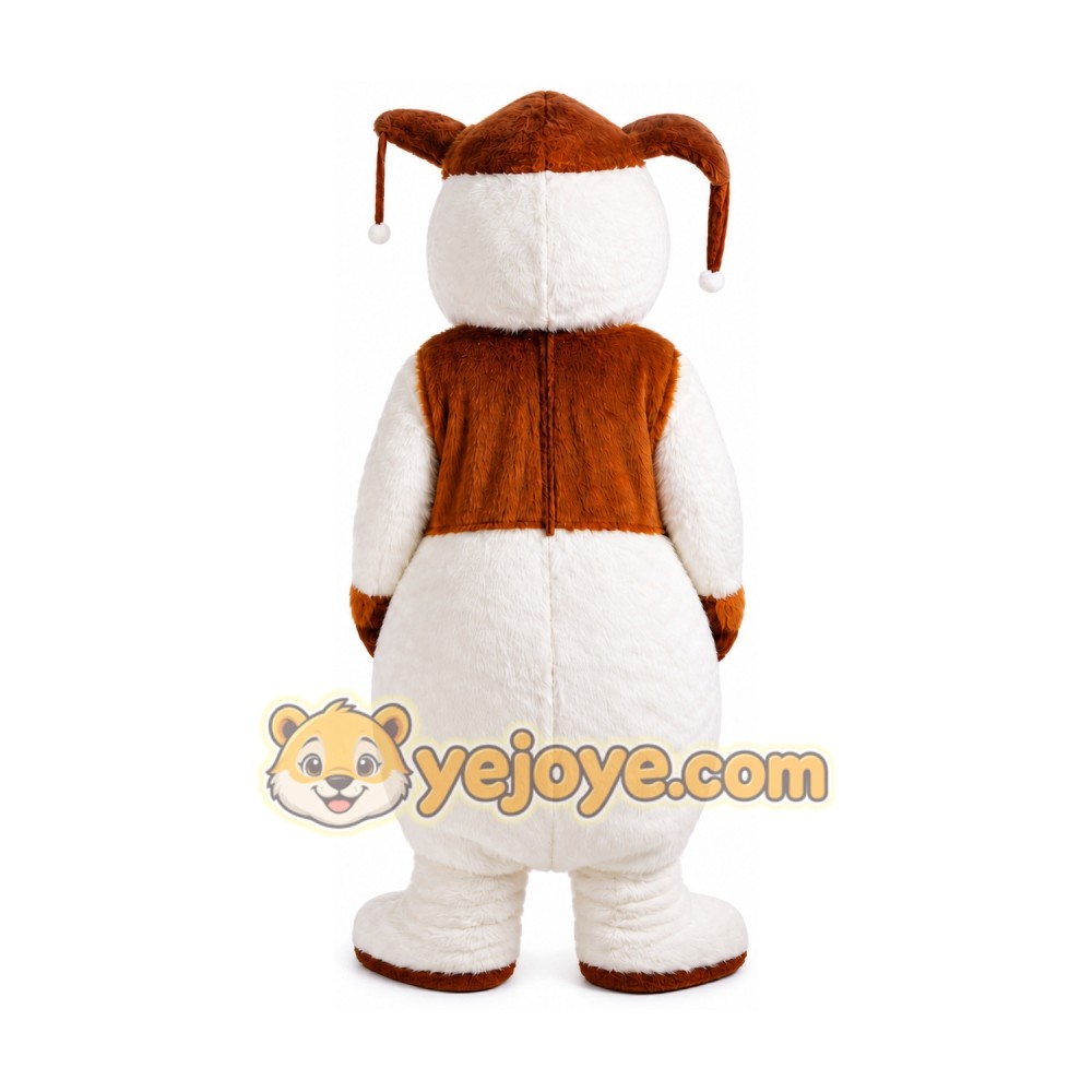 Snowman Mascot Costume for Adults Custom Logo Party Character Suit