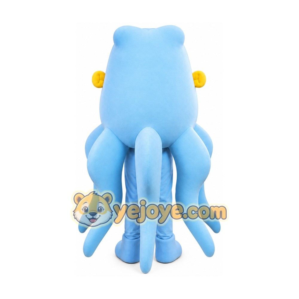 Octopus Mascot Costume for Adults Custom Logo Party Character Suit