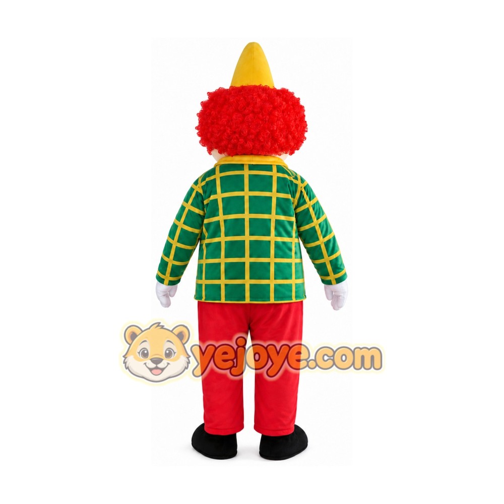 Clown Mascot Costume for Adults Custom Logo Party Character Suit