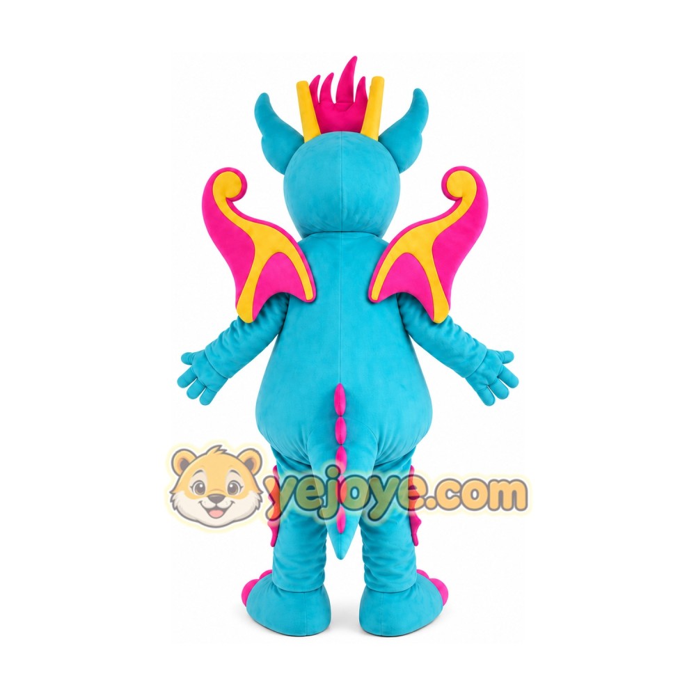 Dragon Mascot Costume for Adults Custom Logo Party Character Suit