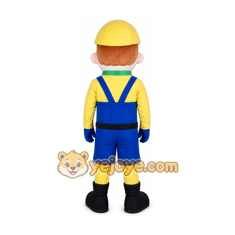 builder mascot Mascot Costume for Adults Custom Logo Party Character Suit builder mascot Mascot Costume for Adults Custom Logo Party Character Suit