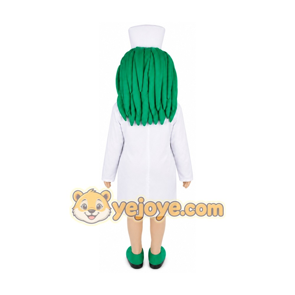 Nurse Mascot Costume for Adults Custom Logo Party Character Suit