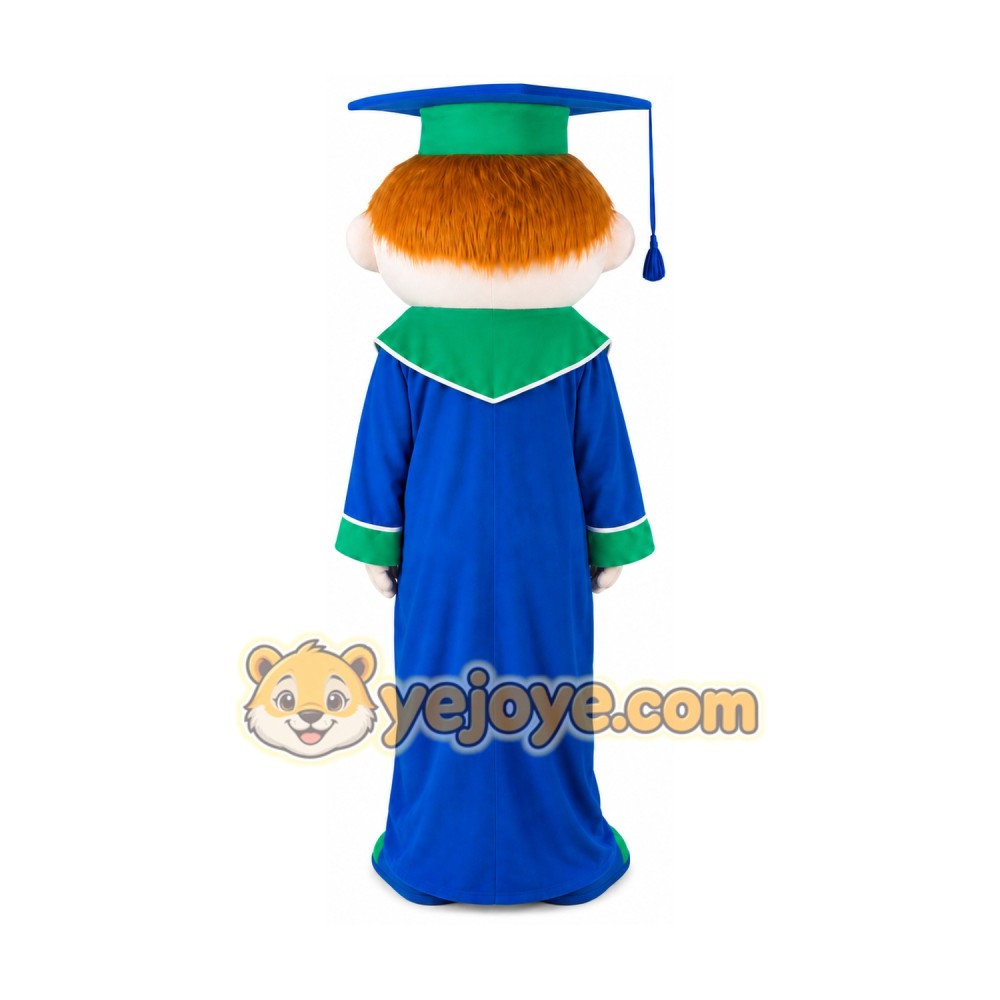 Graduate Mascot Costume for Adults Custom Logo Party Character Suit Graduate Mascot Costume for Adults Custom Logo Party Character Suit