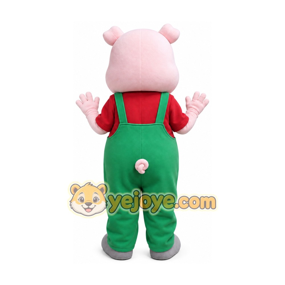 Pig Mascot Costume for Adults Custom Logo Party Character Suit