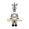 Zebra Mascot Costume for Adults Custom Logo Party Character Suit