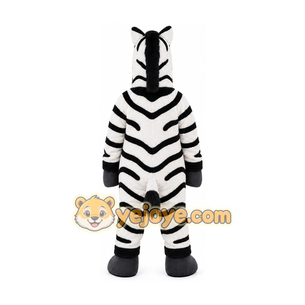 Zebra Mascot Costume for Adults Custom Logo Party Character Suit Zebra Mascot Costume for Adults Custom Logo Party Character Suit