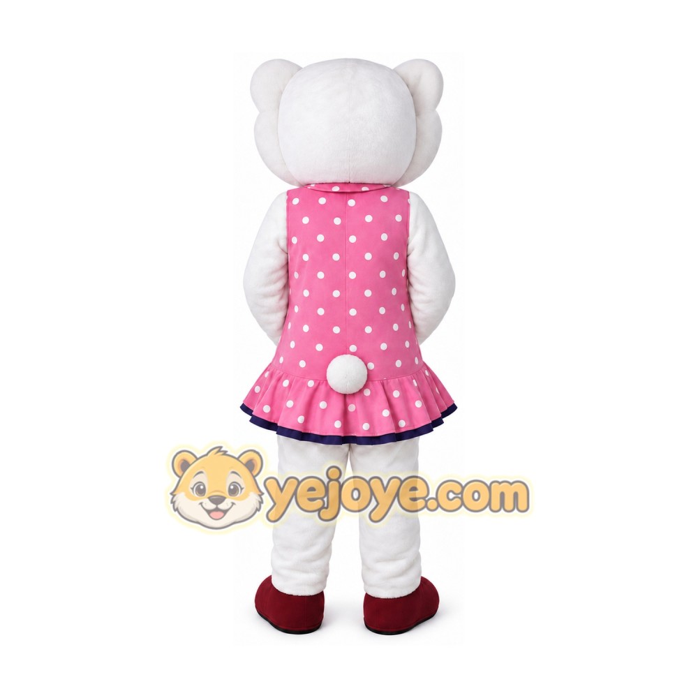Bear Mascot Costume for Adults Custom Logo Party Character Suit