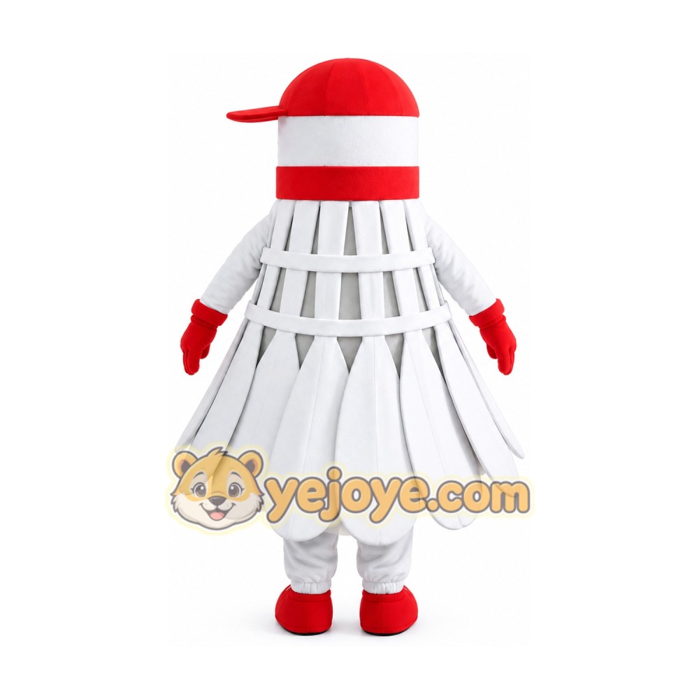 Shuttlecock Mascot Costume for Adults Custom Logo Party Character Suit